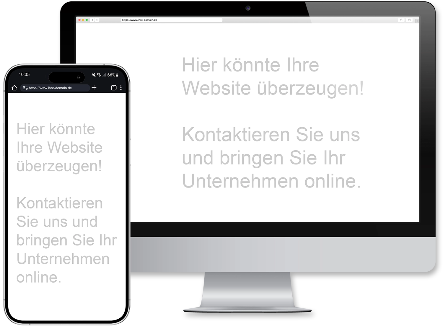 Hier könnte Ihre Website glänzen! Kontaktieren Sie uns und lassen Sie uns Ihre Website erstellen.